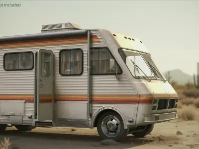  Classic American RV Camper 1980s Style 