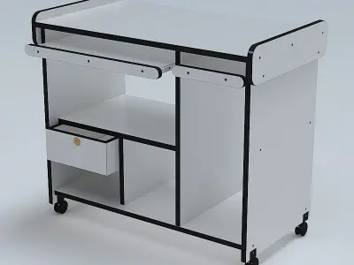 Computer Table 3D model