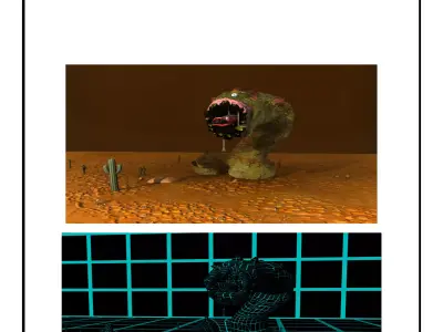 Life of a creature worm 3D model