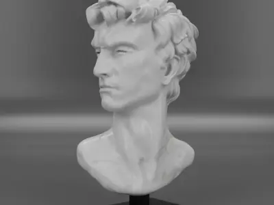 Arno Breker Readiness 3D Bust Model for Rendering and Printing 3D model