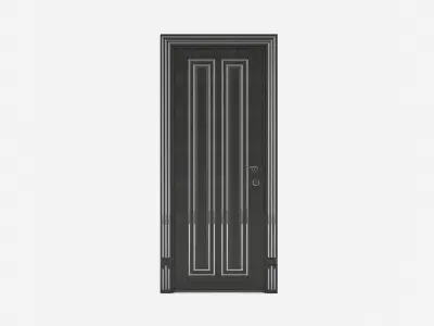 Classic Door 01 3D model