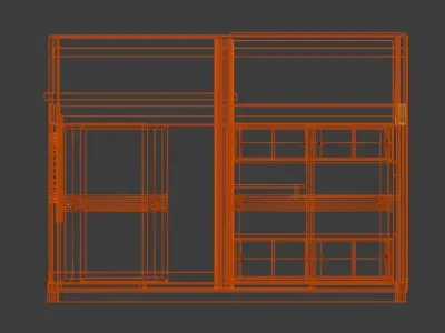 Japanese-style room 3D model