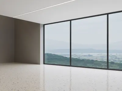 Empty interior 3D model