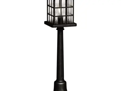 Lamppost L Arte Luce L73485 95 3D model