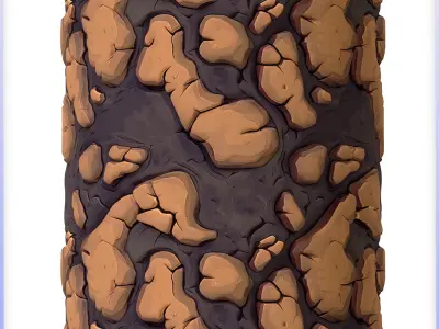 Stylized Ground Seamless Texture Texture 12