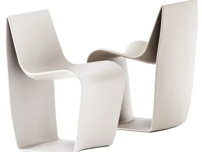MDF Italia Sign Matt Chair 3D model