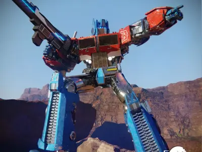 Optimus Prime - Transformers Truck 3D model