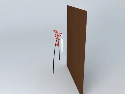 Loz door with flowers Free 3D model