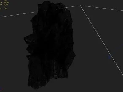 Explore the mountains - Rock 025 3D model