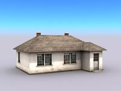 House Building Low-poly 3D model