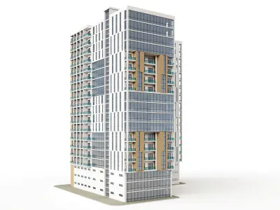 Mixed Use Building 4 3D model