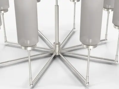 Thomas O Brien Ziyi Large Chandelier Low-poly 3D model