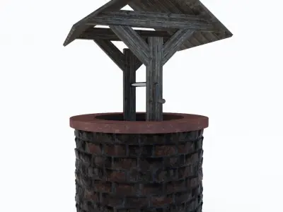 PBR Well Modeling Free low-poly 3D model