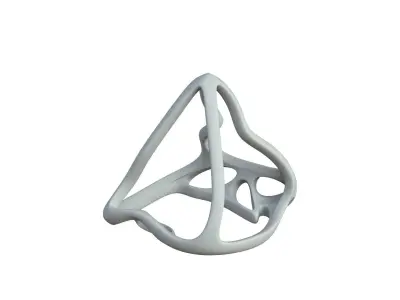 SciFi Cube Object No 61996 Low Poly Shape Low-poly 3D model