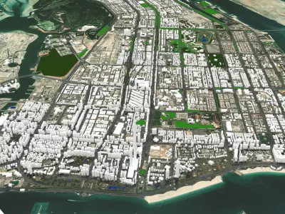 Abu Dhabi United Arab Emirates 3D model
