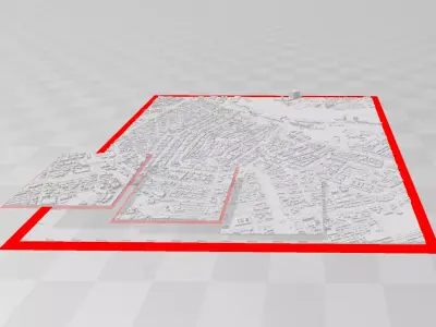 Amsterdam 3D print in parts 3D print model  3D print model