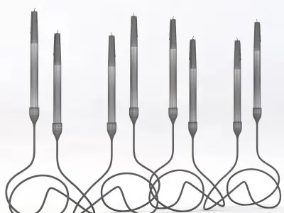 Loop Candelabra by Black And Blum 3D model