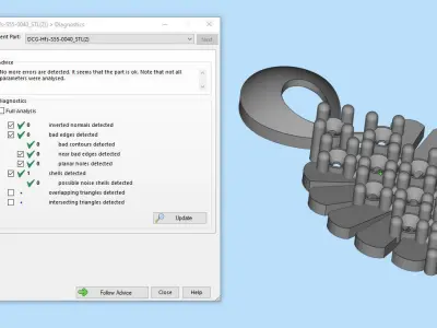 Half set 0040 3D print model