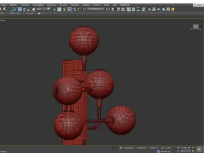 Viaggio Wall Sconce Low-poly 3D model