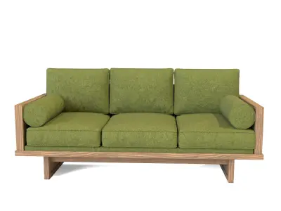 Modern 3 Seater Sofa 3D model