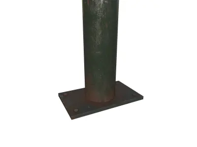 Post Barrier Barricade 3D model