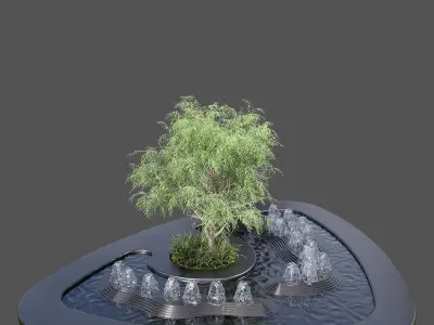 WATERFALL FOUNTAIN CASCADE  NO22 A 3D model