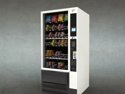 Snack Vending Machine 3D model