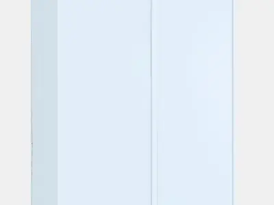 PLATSA closet with 6 doors Low-poly 3D model