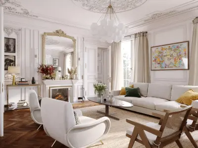 In the heart of New Athens in Paris 3D model