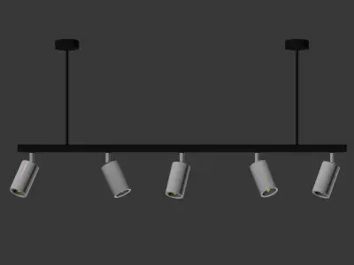 Lino horizontal pendant 3D model