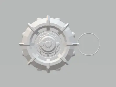 MG3-072023 Sci-fi Grenade Concept 3D print model