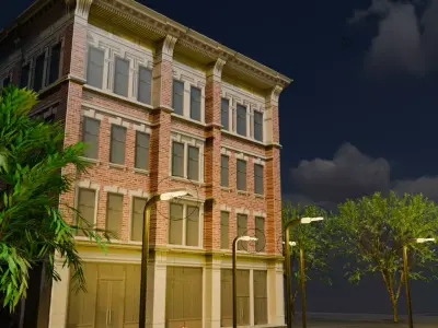 High Quality Building 3D Model 3D model