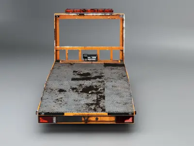  Aged Car Transporter Flatbed Tow Truck Body 