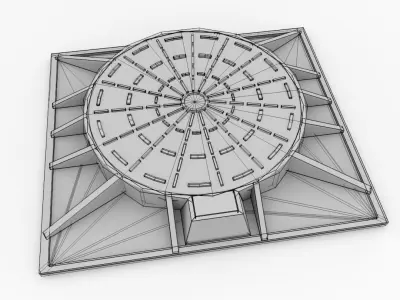 Manhole Cover 3D model
