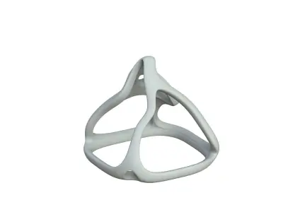SciFi Cube Object No 62463 Low Poly Shape Low-poly 3D model