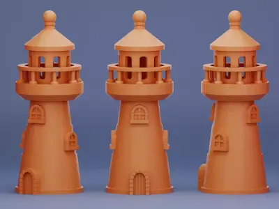 Lighthouse 3D Printable STL Model 3D print model