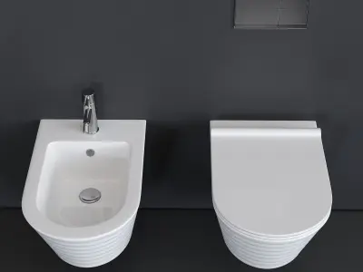 Catalano Classy Wall-hang WC Low-poly 3D model