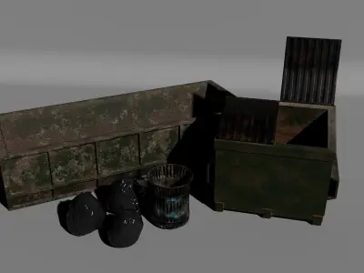 City Assets Pack 01 3D model