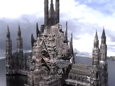Lycan Tower Chamber city 1 3D model