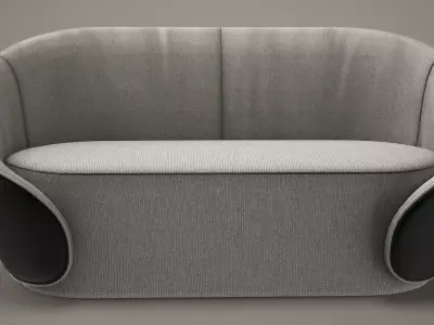 Sofa- Tonin Casa MAMA  Low-poly 3D model