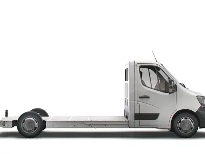 Renault Master FWD LL35 L3H1 Platform Cab 2021 3D model