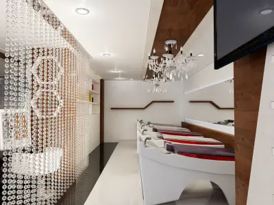 Salon and Spa 3D model