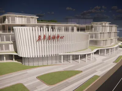 Homes and care center -A2 3D model