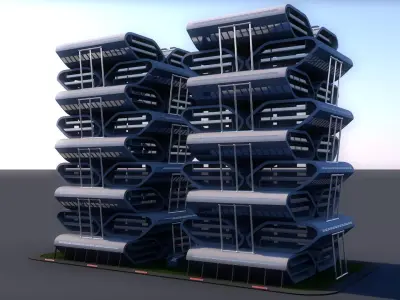 Tech Apartments 3D model