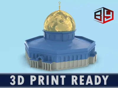 Al-Aqsa Mosque - Mescid-i Aksa 3D print model
