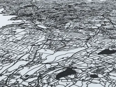 Oslo Road Network and Streets 3D model