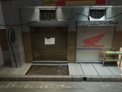 Street Markets 3D model