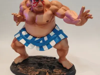 E-Honda Street Fighters  3D print model