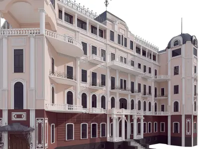 city building 8 3D model