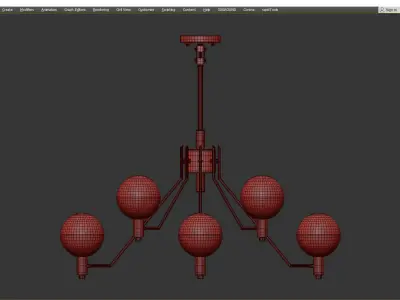 TUM pendant Low-poly 3D model